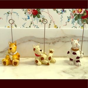 Set of 3 Dog Photo Holders